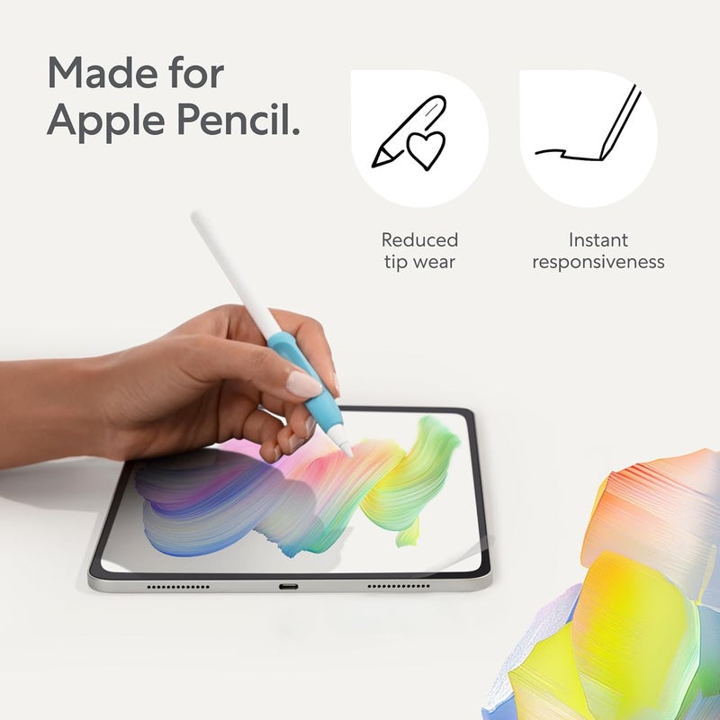 Paperlike 2.1 (2 Pieces) for iPad Mini 8.3" (2021/24) - Transparent Screen Protector for Notetaking and Drawing like on Paper - Image 4